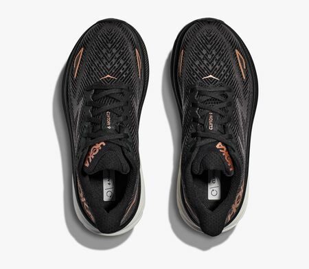 HOKA Clifton 9 Dömu - Black / Copper - Image 2