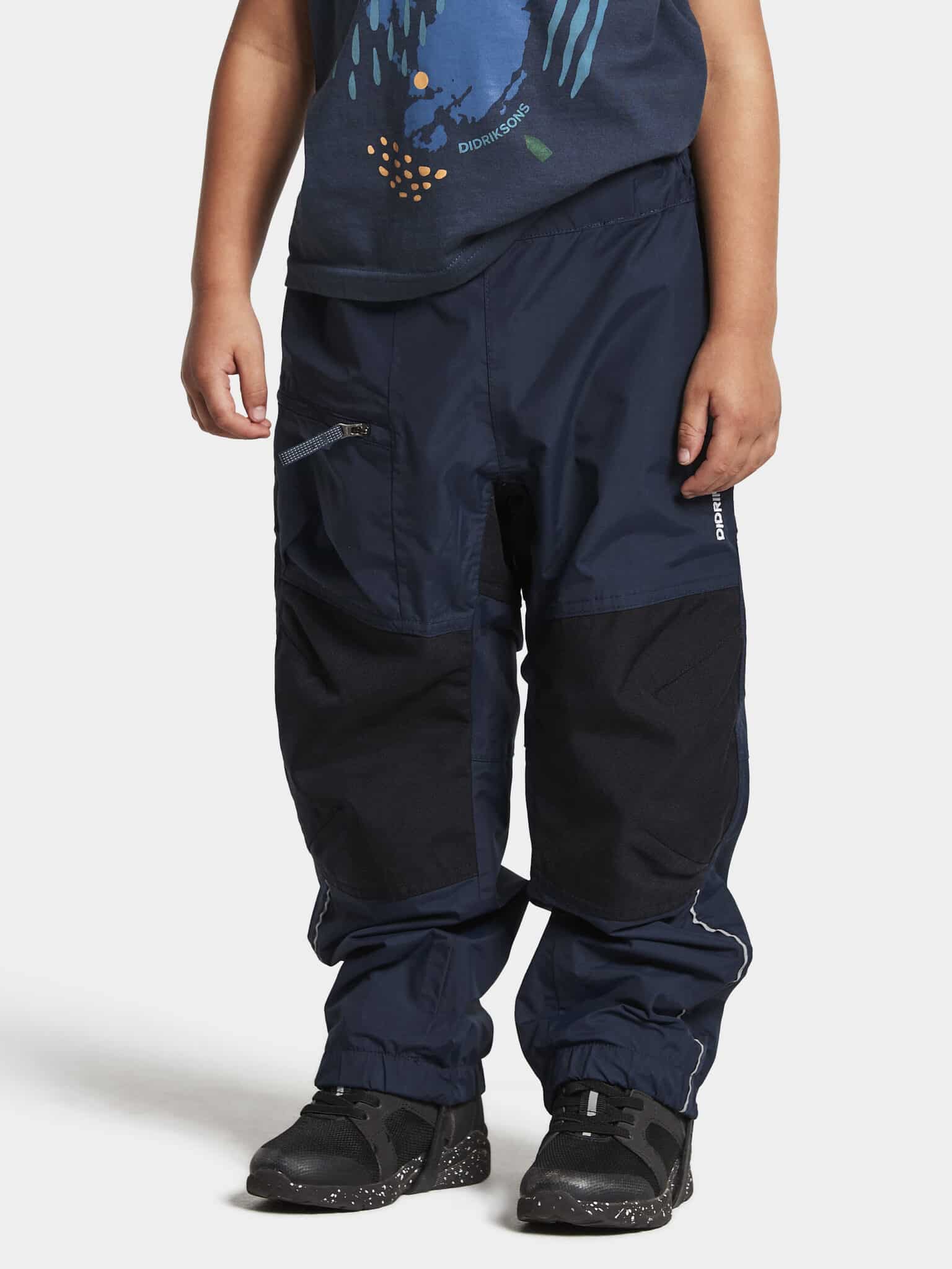 Dusk Kids' Pants Navy regn&vindbuxur