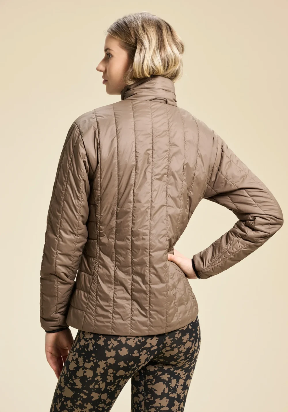 CASALL LIGHTWEIGHT PADDED JACKET - TAUPE BROWN - Image 2