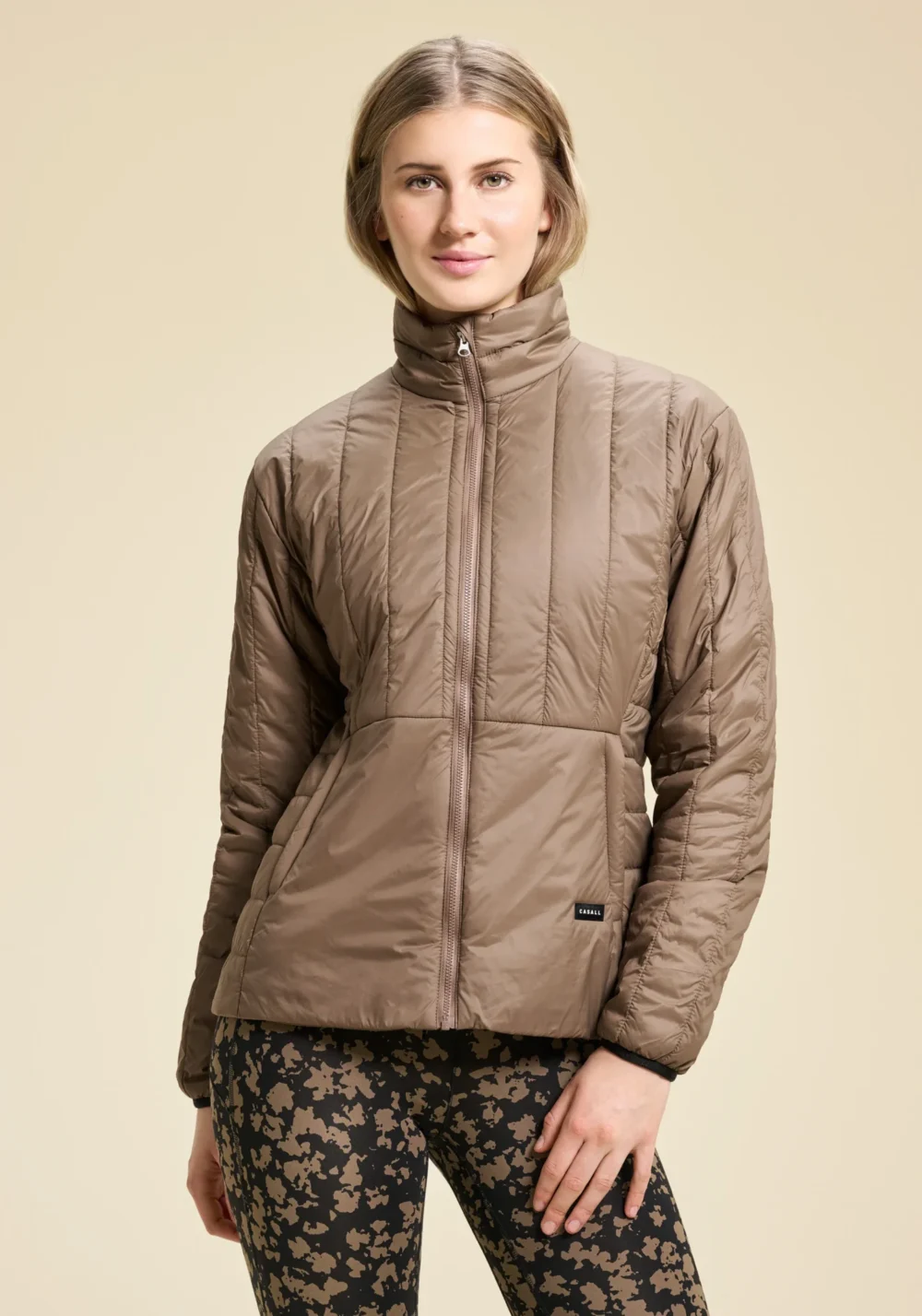 CASALL LIGHTWEIGHT PADDED JACKET - TAUPE BROWN