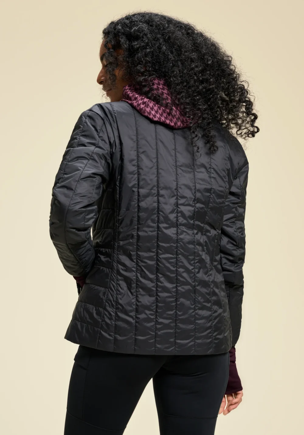 CASALL LIGHTWEIGHT PADDED JACKET - BLACK - Image 3