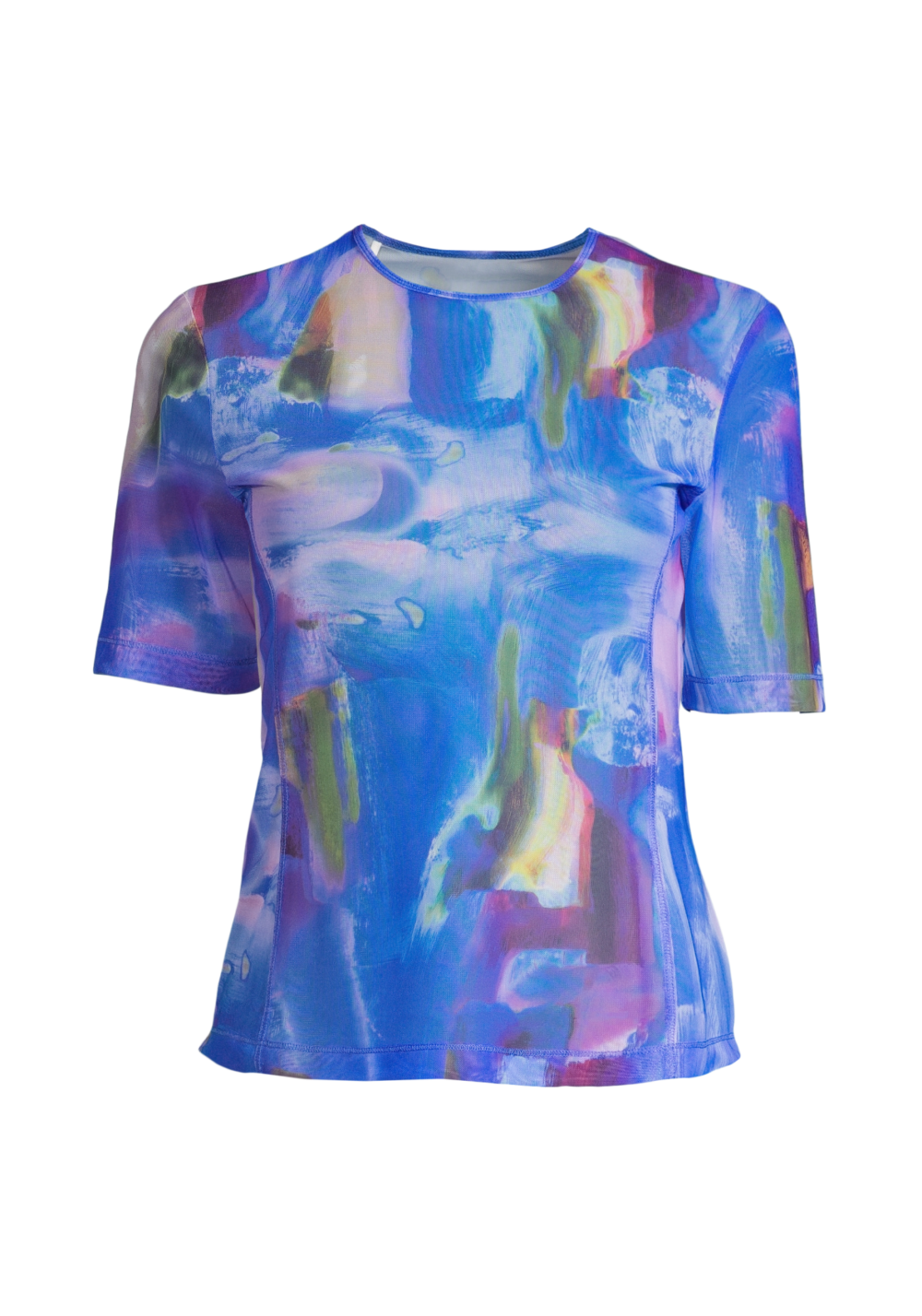 CASALL SHEER MESH TEE - BLUE NOSTALGIA - Image 2