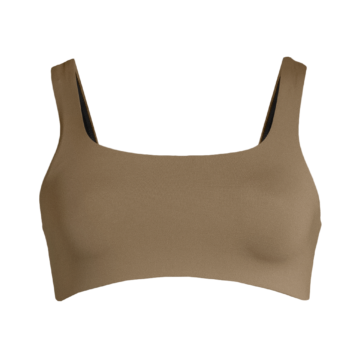 CASALL SQUARE NECK BIKINI TOP - SEAWEED GREEN - Image 3