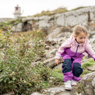 Didriksons Dusk Kids' Pants Tulip Purple  vindbuxur / regnbuxur - Image 3