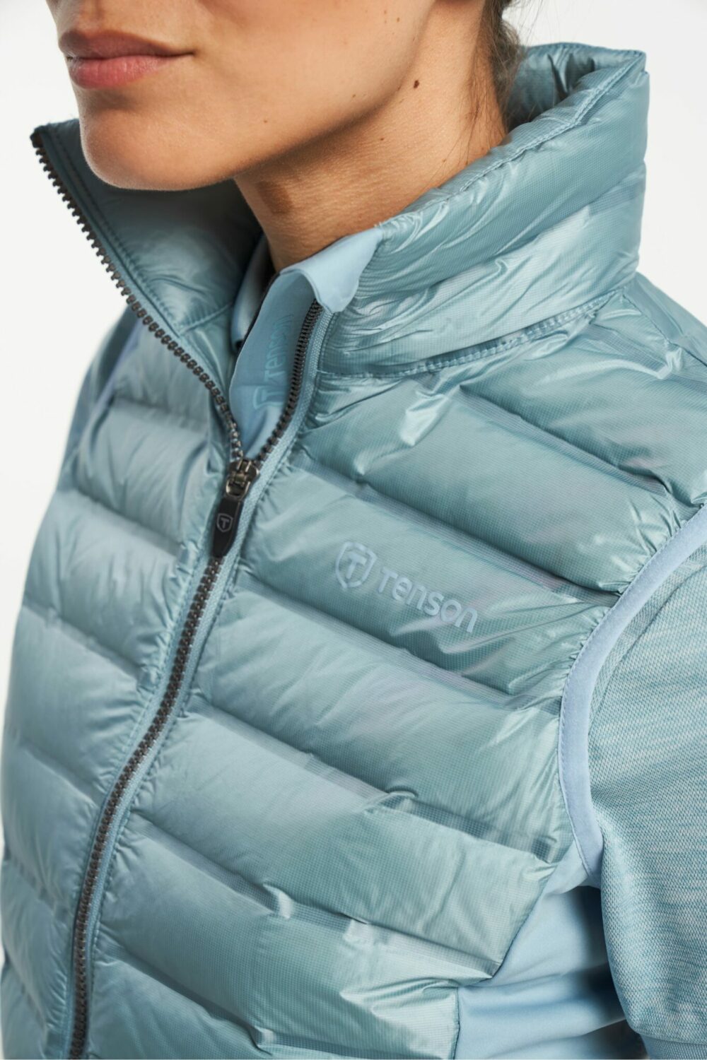 TXlite Down Vest Stone Blue - Image 6