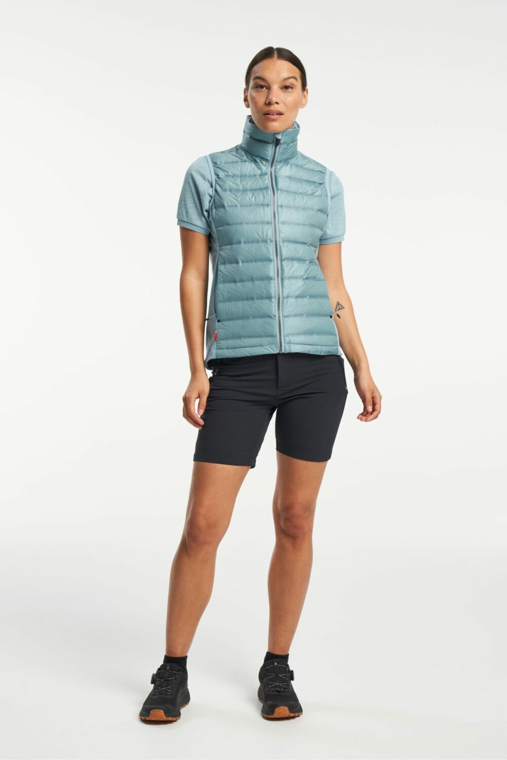 TXlite Down Vest Stone Blue - Image 2