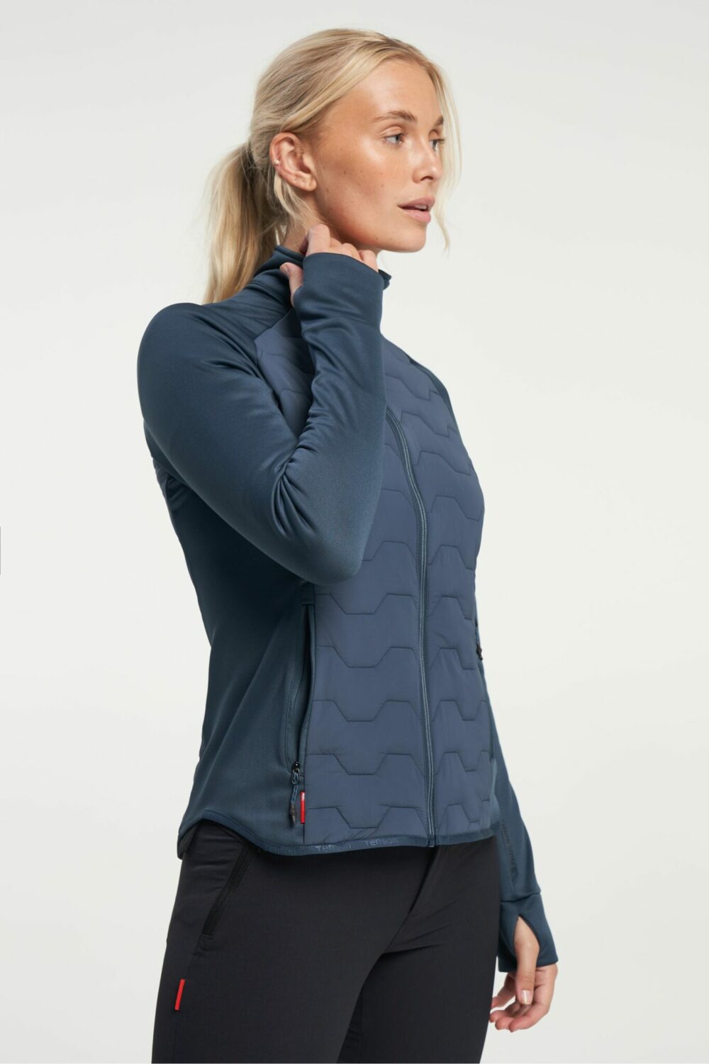 TXlite Hybrid Zip Woman Women's mid-layer jacket Dark Blue - Image 2