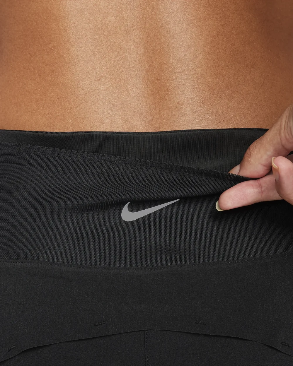 Nike Dri-FIT Swift Women's Mid-Rise 3" 2-in-1 Running Shorts with Pockets - Image 7