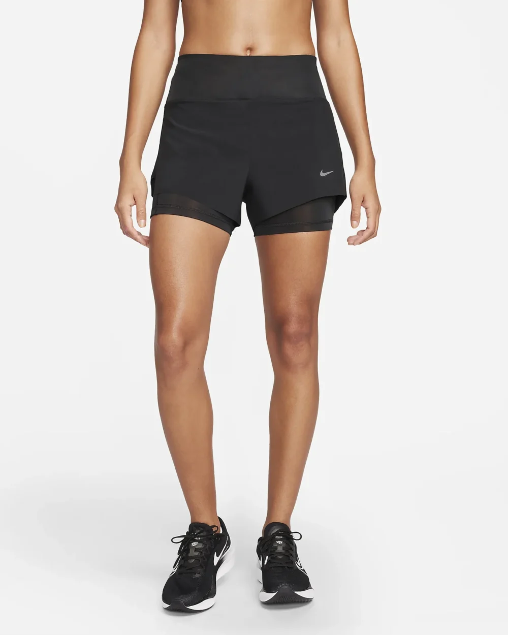 Nike Dri-FIT Swift Women's Mid-Rise 3" 2-in-1 Running Shorts with Pockets