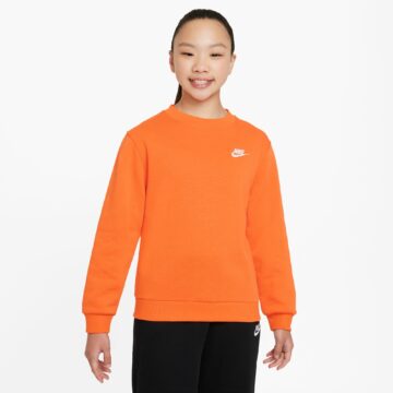 Nike Sportswear Club Fleece Older Kids' Sweatshirt appelsinugul