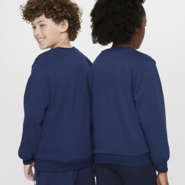 Nike Sportswear Club Big Kids' French Terry Crew-Neck Sweatshirt - Image 4