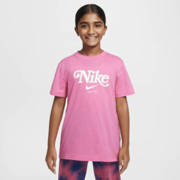 Nike stuttermabolur barna bleikur - Image 5