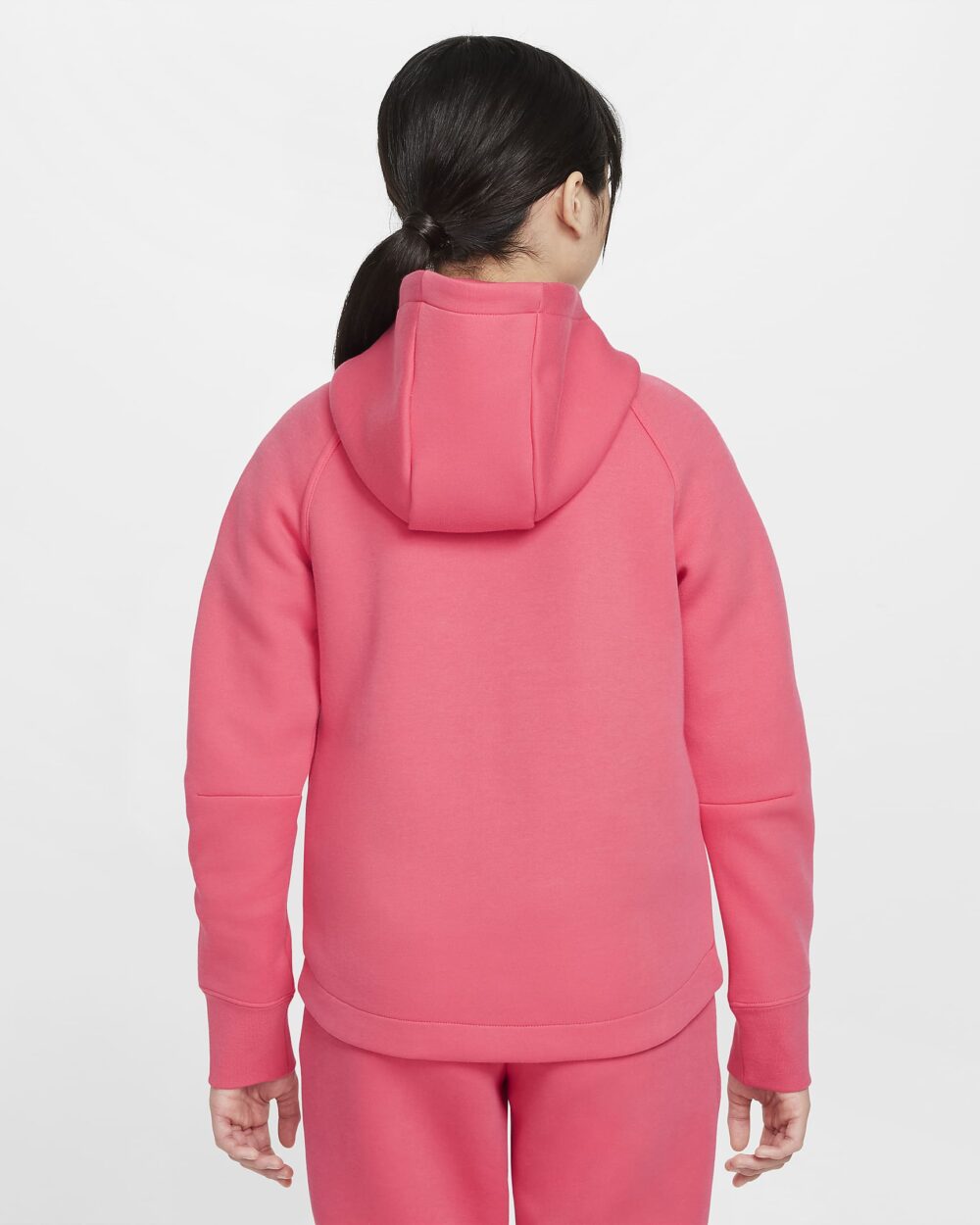 Nike Techfleece bleik peysa barnastærð - Image 6