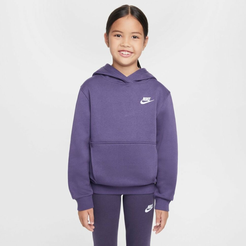 Nike Sportswear Club Fleece Big Kids Pullover Hoodie - Image 4