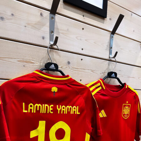 LAMINE YAMAL Red Spain 24 Home Jersey Kids