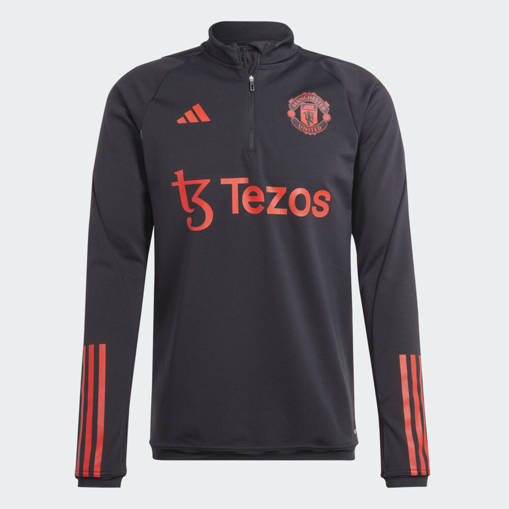 Black Manchester United Tiro 23 Training Top - Image 4