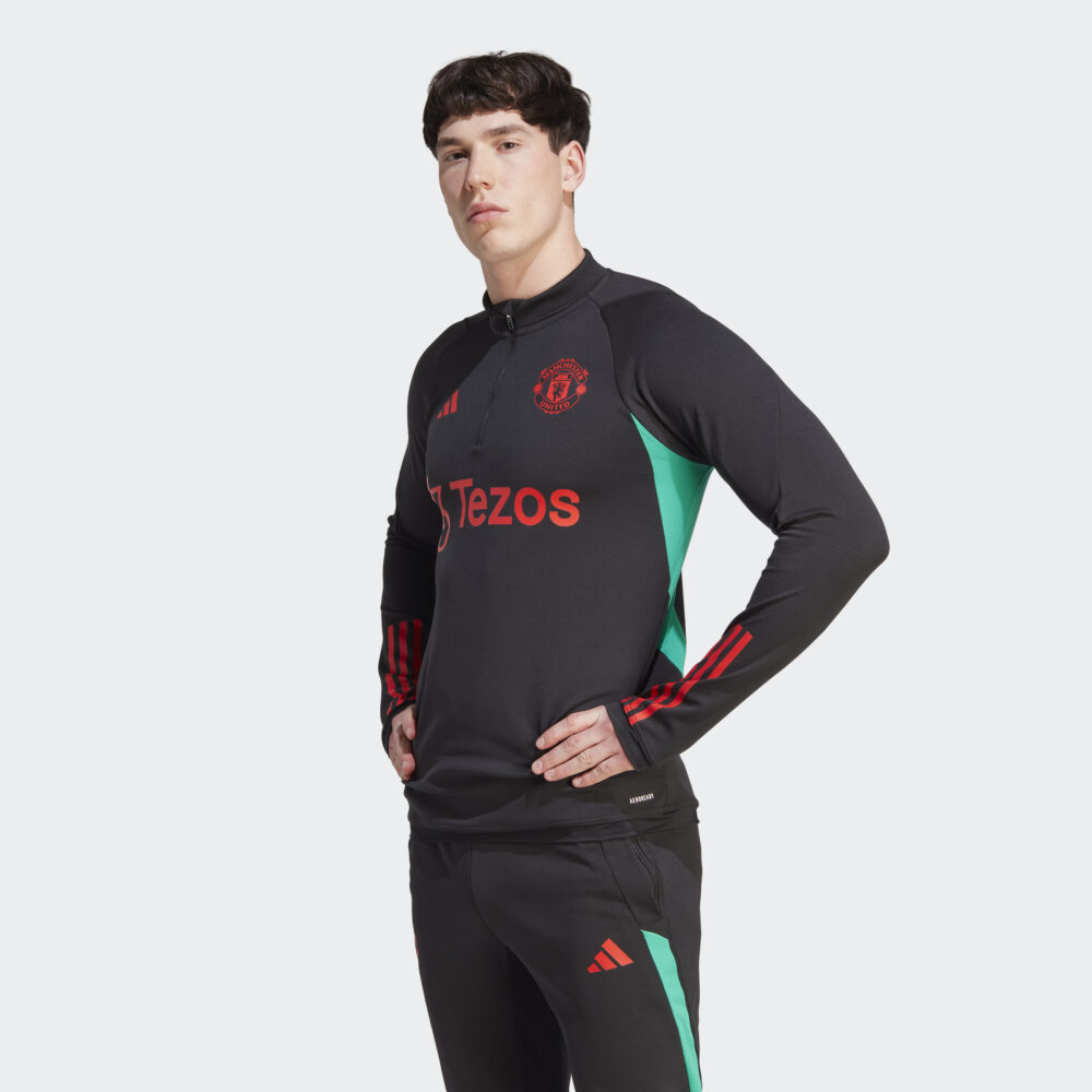 Black Manchester United Tiro 23 Training Top - Image 9