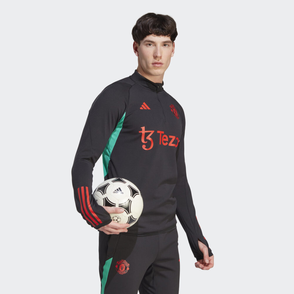 Black Manchester United Tiro 23 Training Top - Image 6