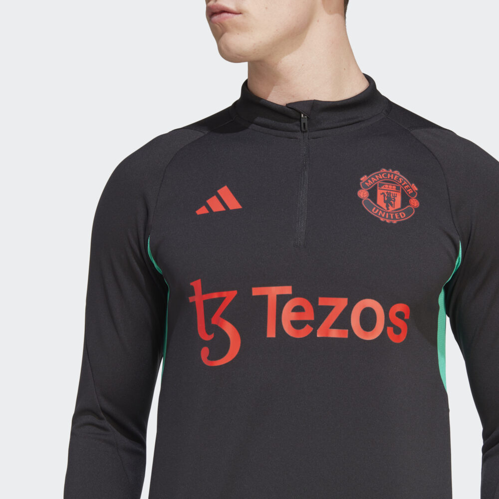 Black Manchester United Tiro 23 Training Top