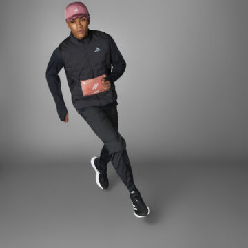 Adidas Black Adizero Running Padded hlaupa Vesti - Image 6