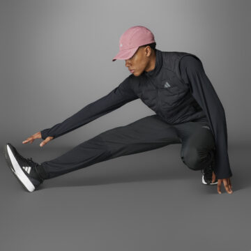 Adidas Black Adizero Running Padded hlaupa Vesti - Image 3