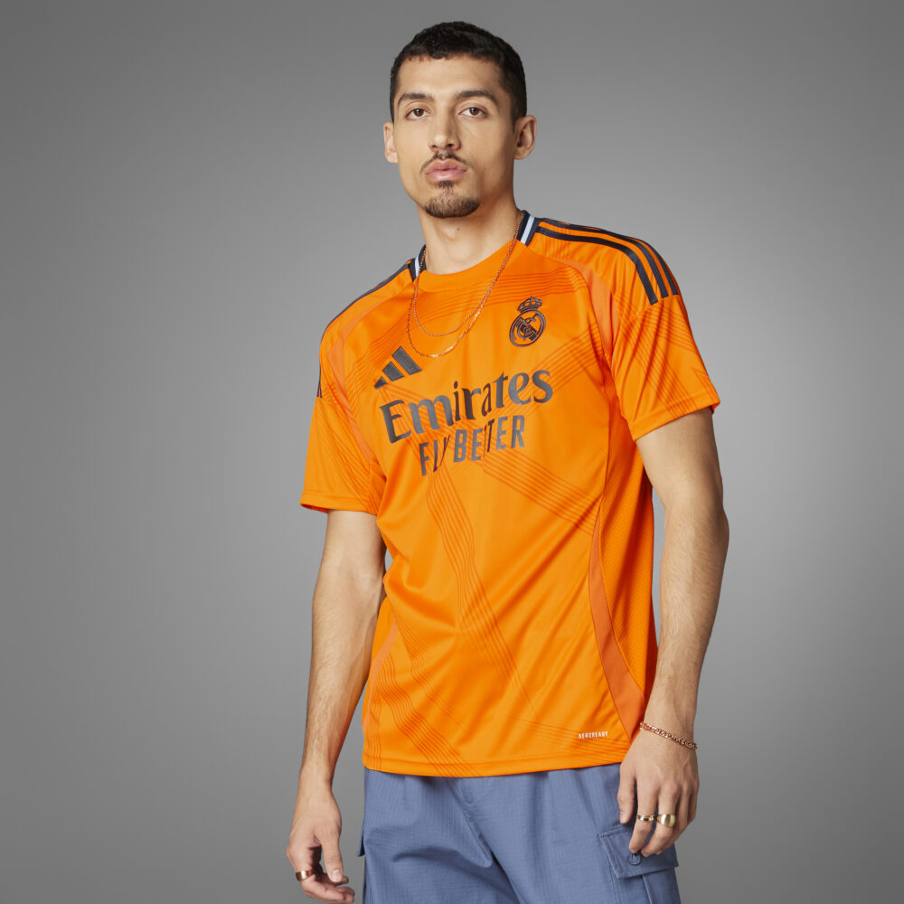 Orange Real Madrid 24/25 Away Jersey - Image 8