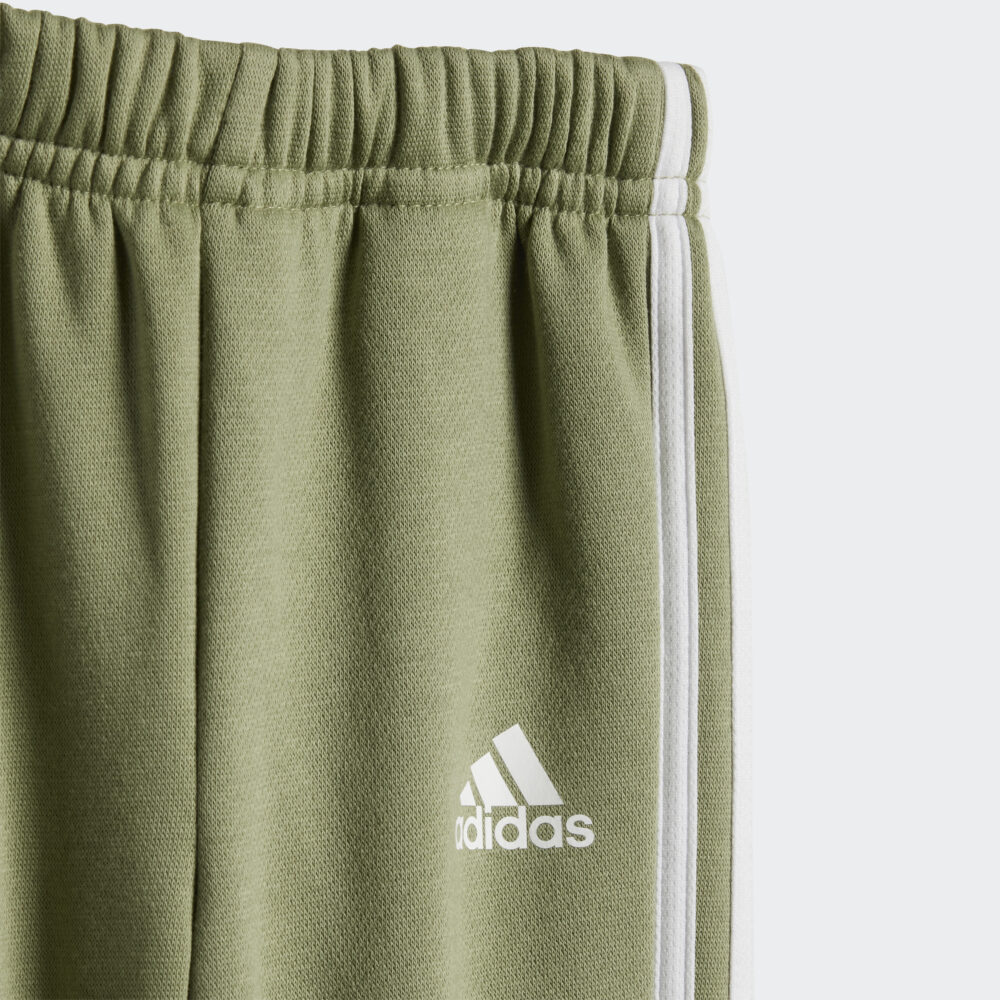 Adidas 3-Stripes Fleece Sweatsuit Junior - Image 3