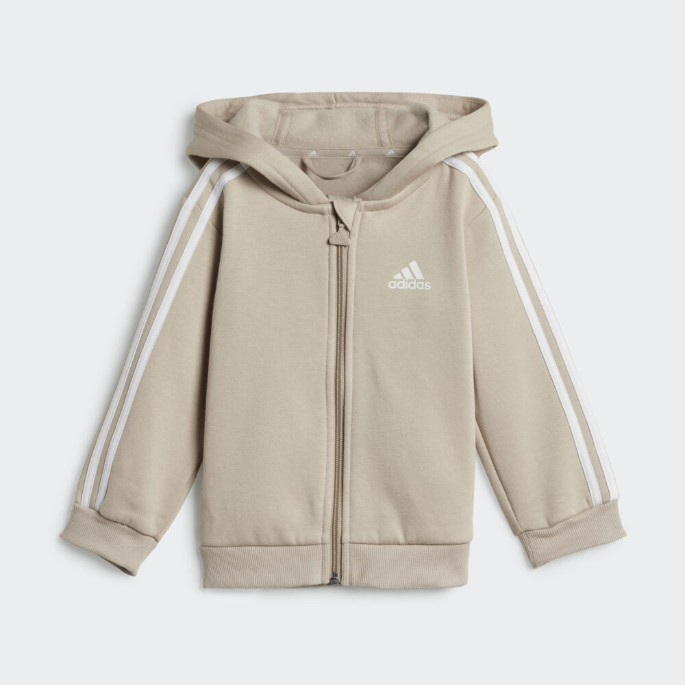 Adidas 3-Stripes Fleece Sweatsuit Junior - Image 5