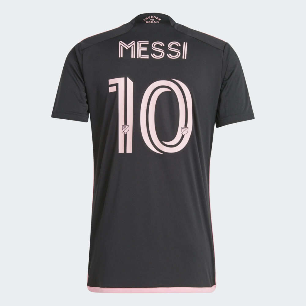 adidas Inter Miami CF 23/24 Messi Away Jersey - Black - Image 5