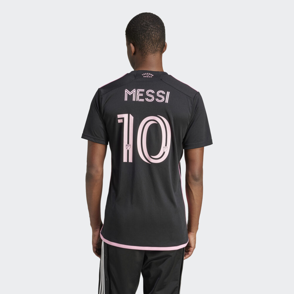 adidas Inter Miami CF 23/24 Messi Away Jersey - Black - Image 2