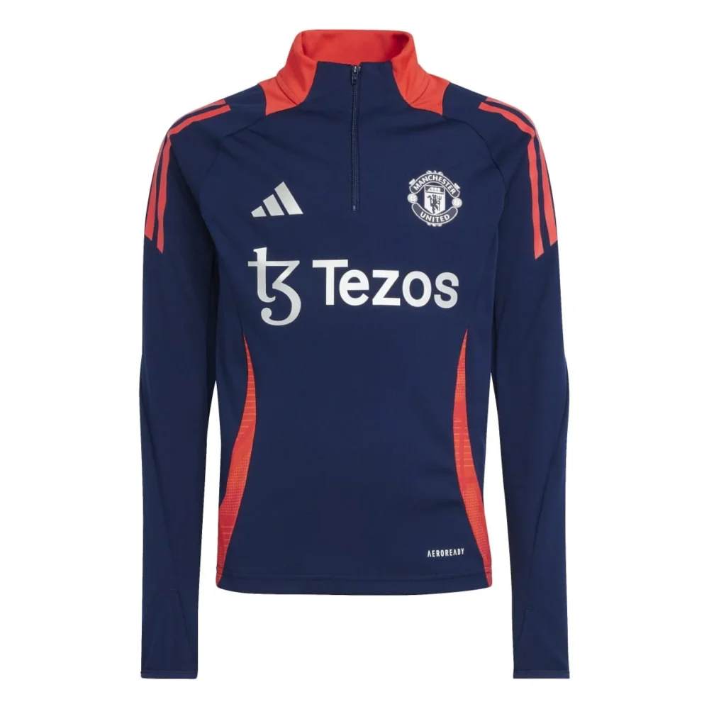 ADIDAS YOUTH MANCHESTER UNITED TIRO 24 TRAINING TOP