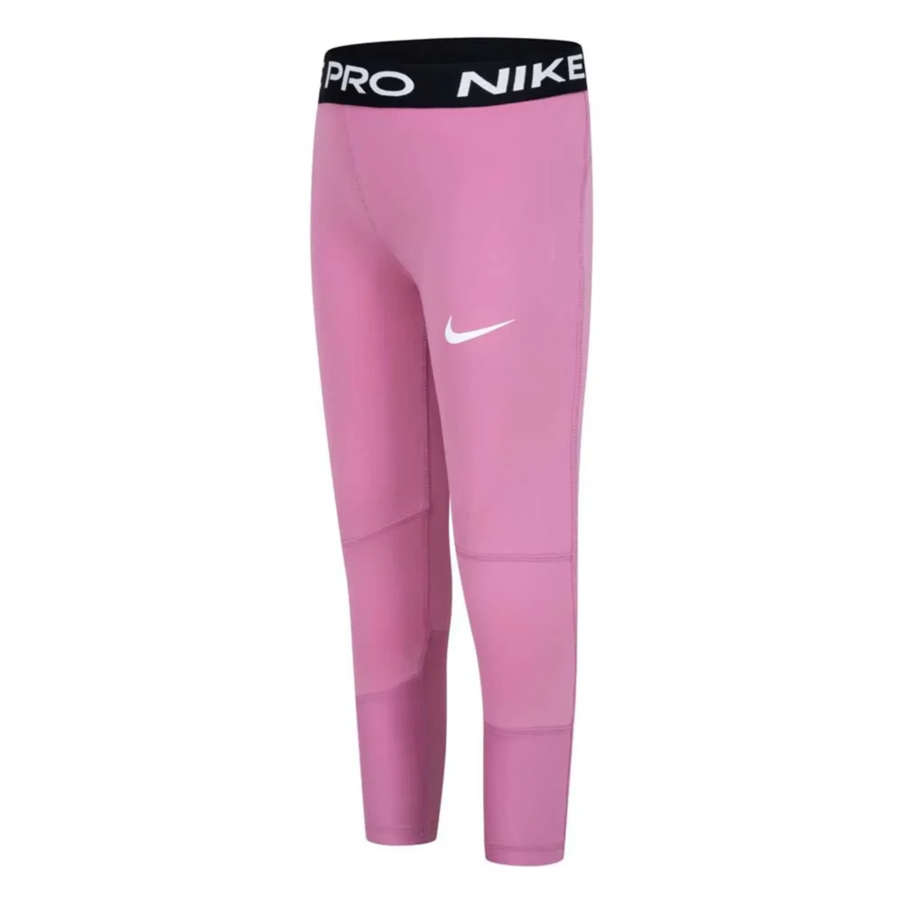 Nike Dri-FIT Pro Little Kids Leggings Bleikar