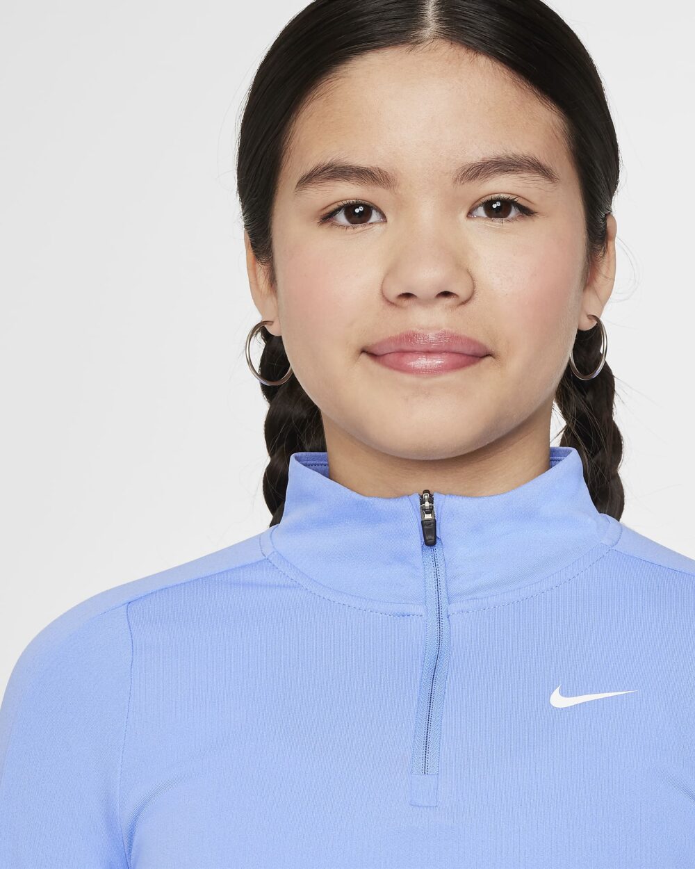 Nike Girls Dri-FIT Long-Sleeve 1/4-Zip Top - Image 2