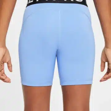 NIKE PRO Girls Shorts Ljósbláar - Image 4
