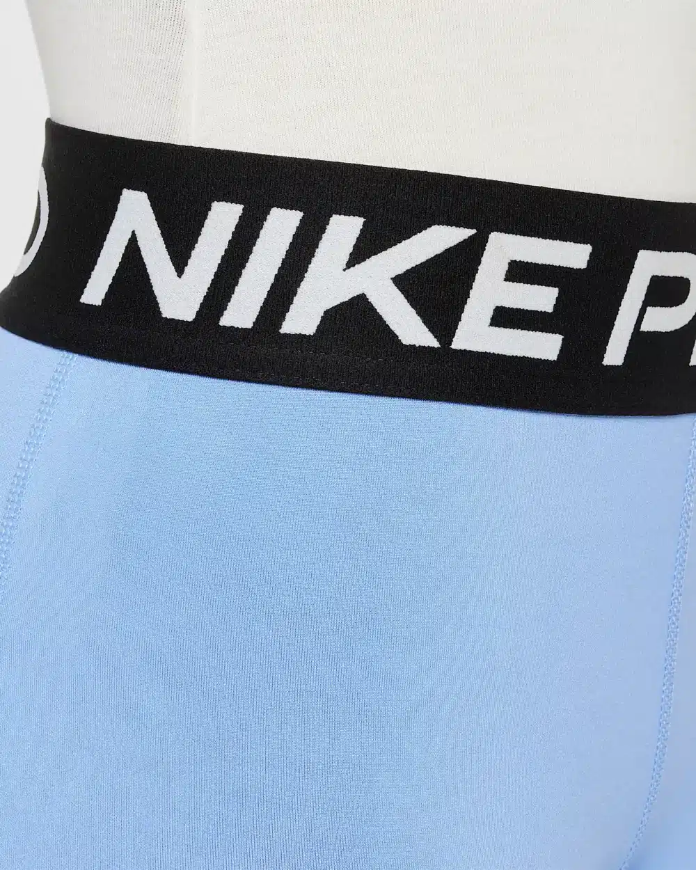 NIKE PRO Girls Shorts Ljósbláar - Image 3