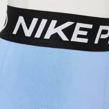NIKE PRO Girls Shorts Ljósbláar - Image 3