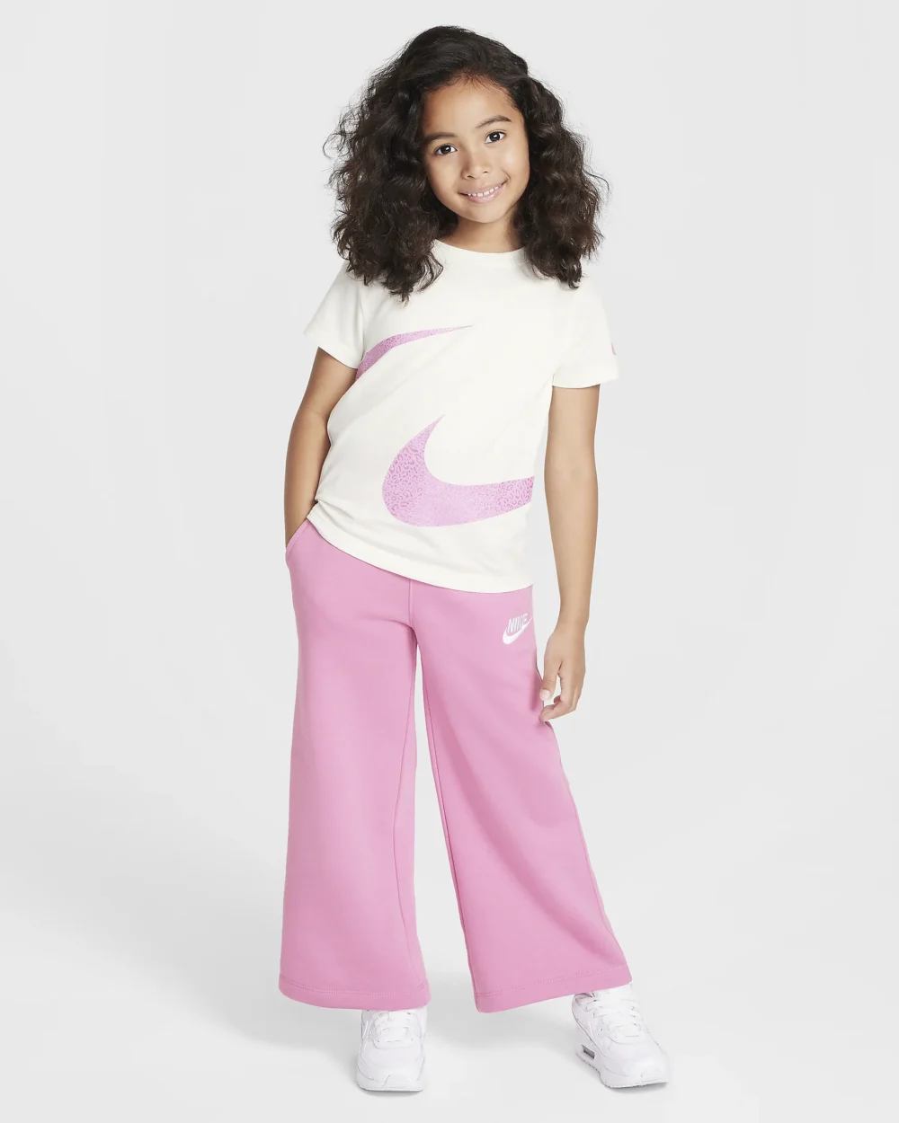 Nike Sportswear Club Little Kids Fleece Wide Leg Pants - Image 4