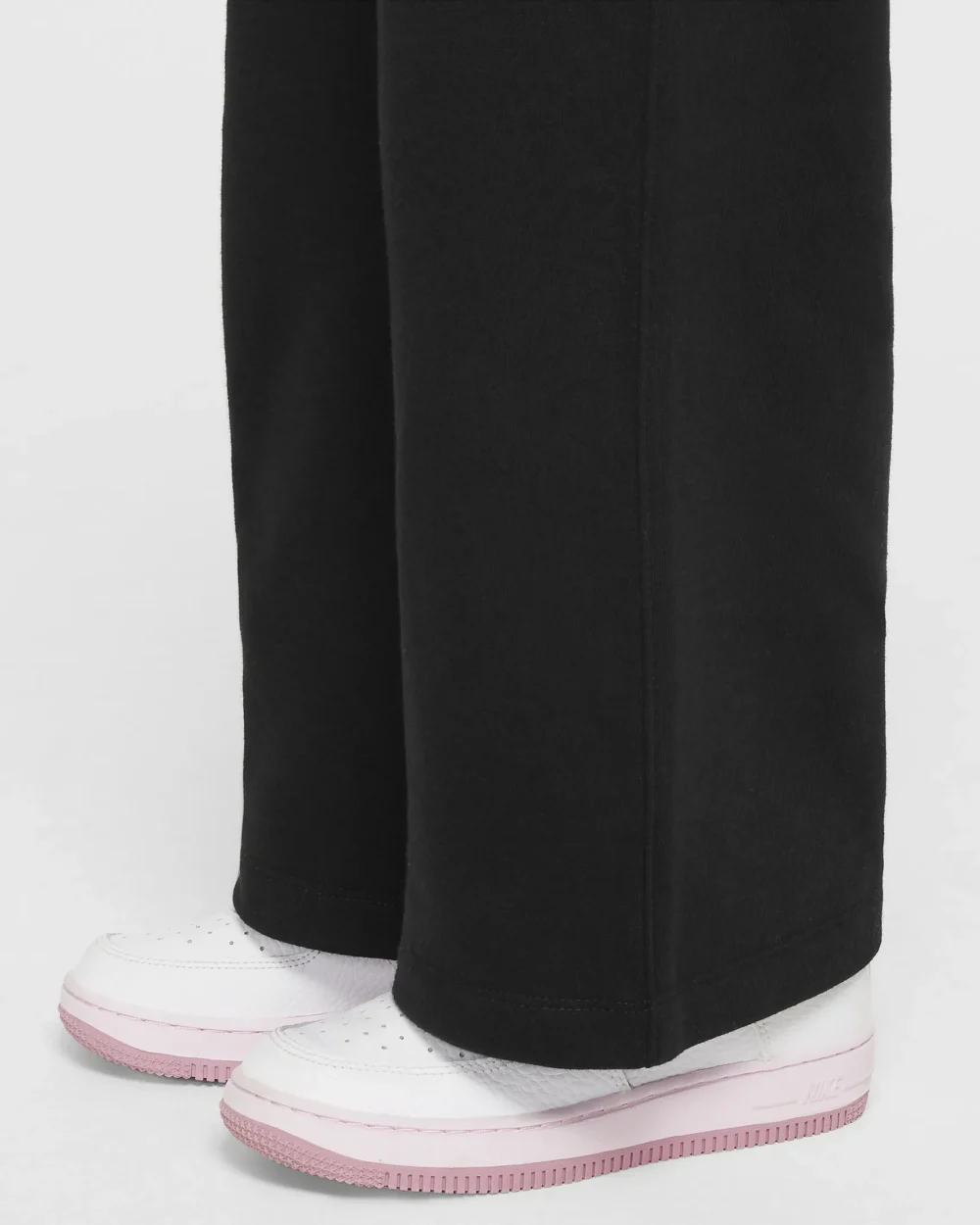 Nike Sportswear Club Little Kids Fleece Wide Leg Pants BLACK - Image 2