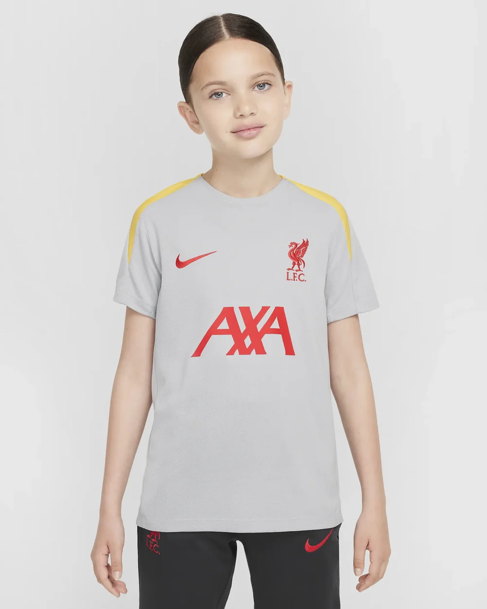 Liverpool F.C. Strike Third Older Kids Nike Dri-FIT Football Knit Short-Sleeve Top