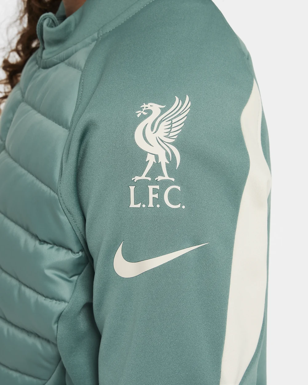 Liverpool FC Academy Winter Warrior Big Kids Nike Therma-FIT Soccer Drill Top