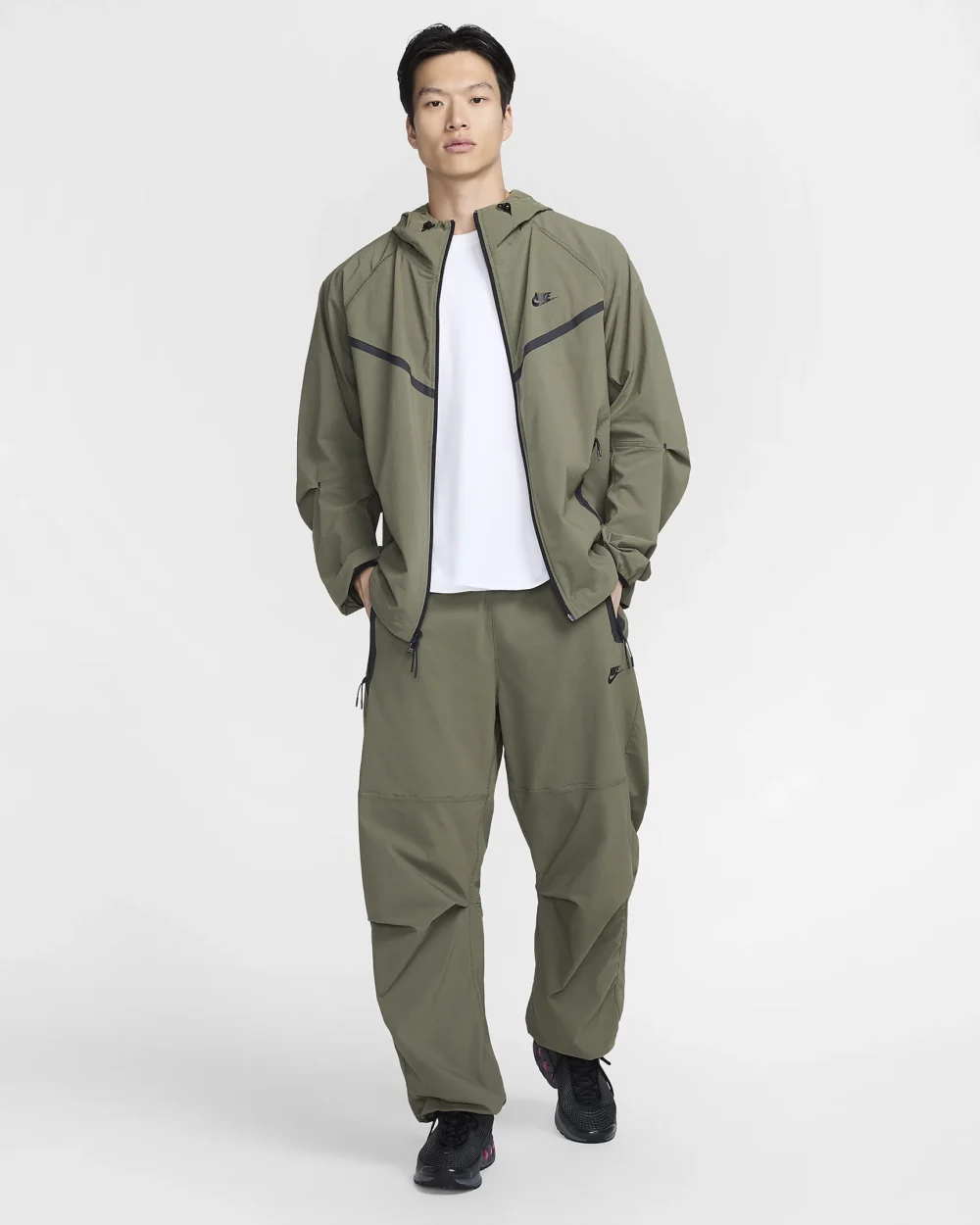 Nike Tech Mens Woven Oversized Trousers - Image 4