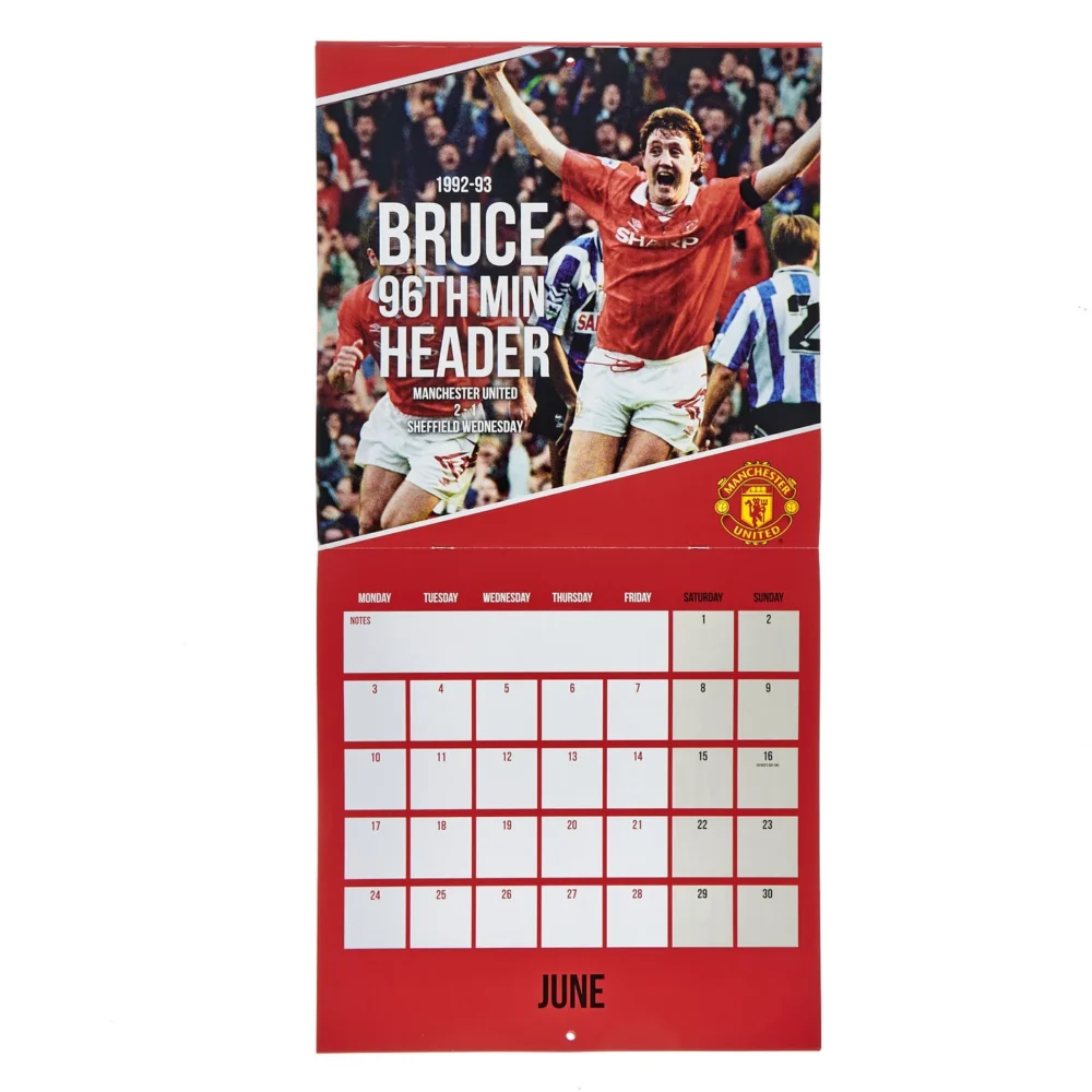 Manchester United Memorable Moments Square Calendar - Image 5