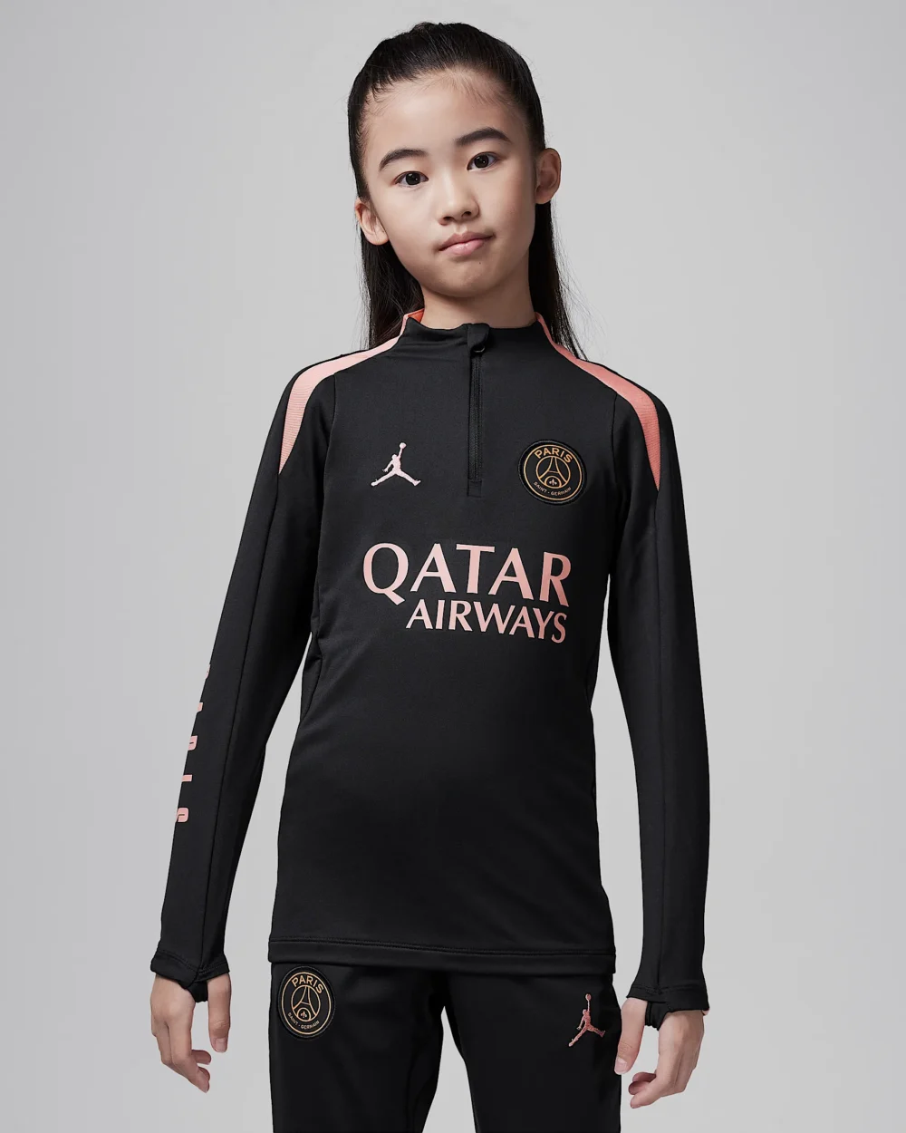 Paris Saint-Germain Strike Third Older Kids Jordan Dri-FIT Football Drill Top