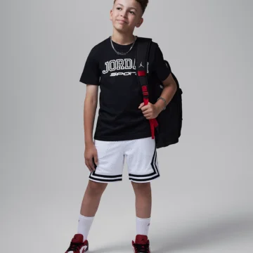 Jordan Dri-FIT Sport Big Kids T-Shirt Svartur - Image 2