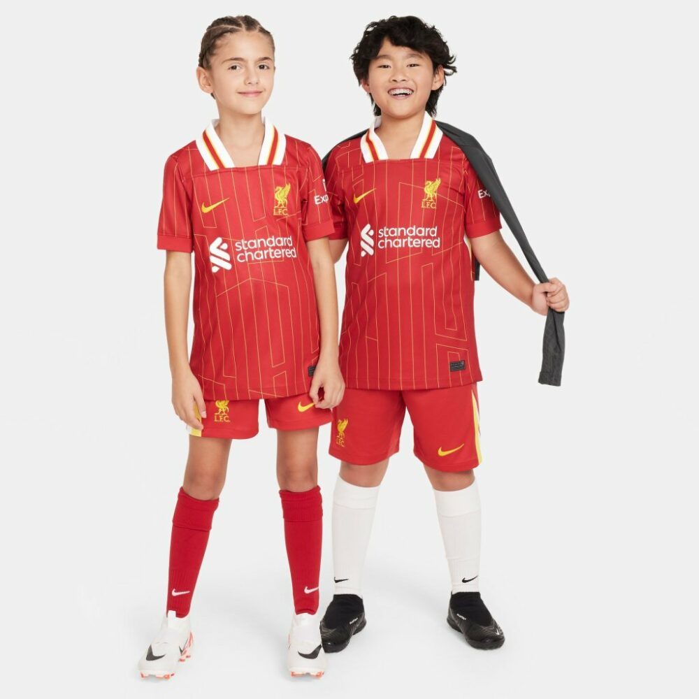 Liverpool FC 2024/25 Stadium Home kids - Image 2