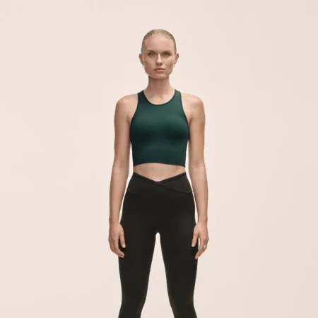 Casall Overlap High Waist Tights Black