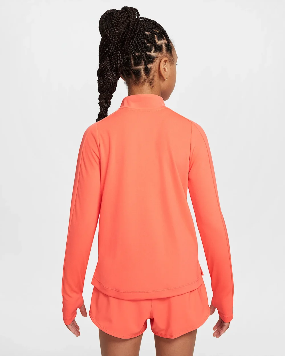 Nike Girls Dri-FIT Long-Sleeve 1/4-Zip Top - Image 5