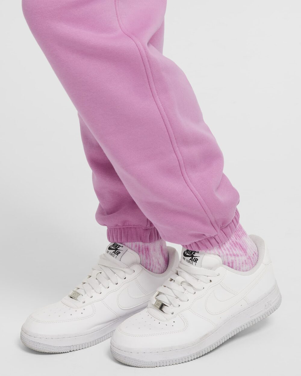 Nike Sportswear Club Fleece Big Kids Loose Pants barnabuxur bleikar - Image 7