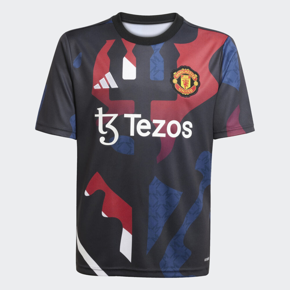 adidas Manchester United 24/25 Pre-Match Jersey Kids - Image 8