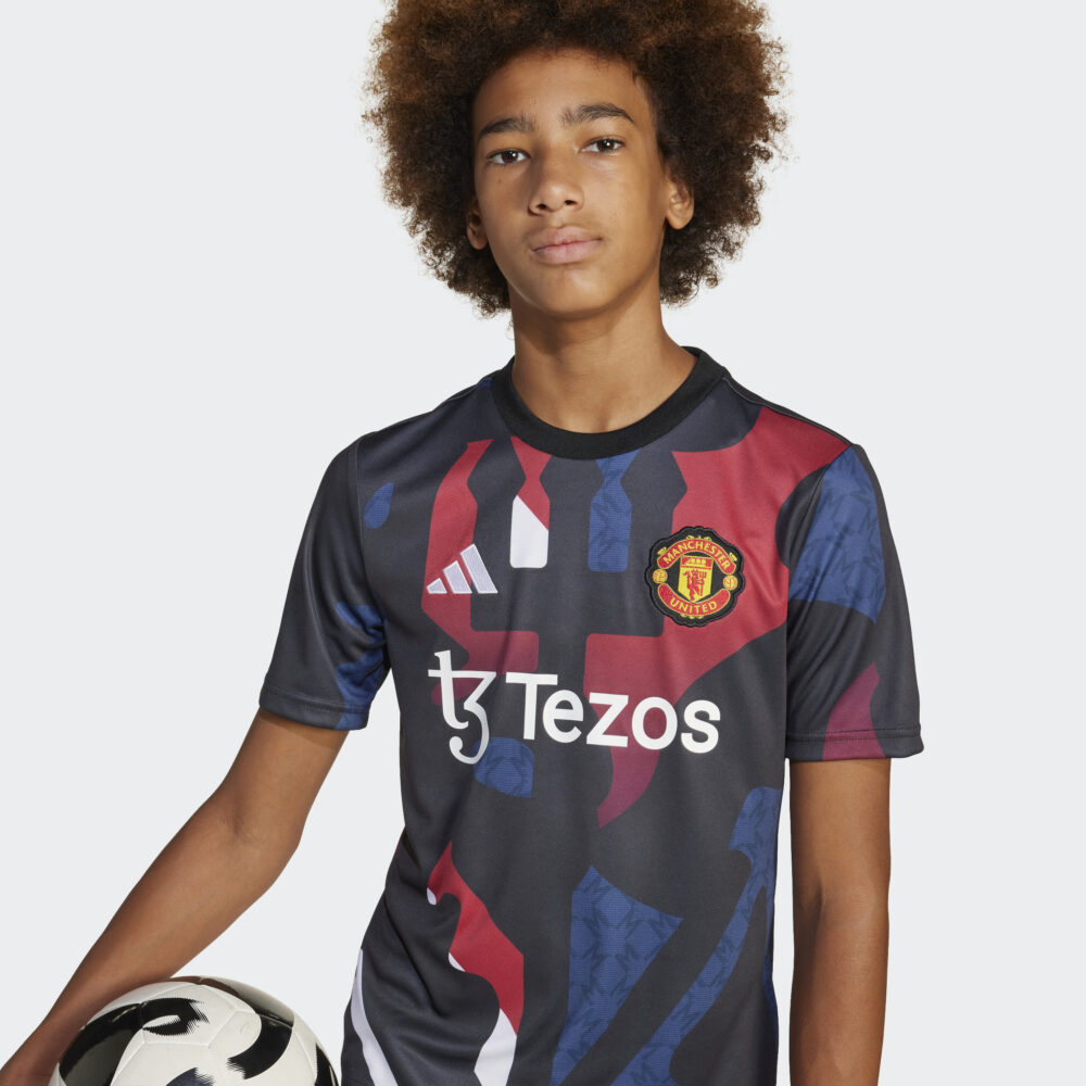 adidas Manchester United 24/25 Pre-Match Jersey Kids - Image 2